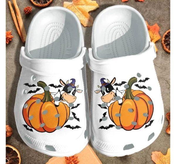 Girl Love Cow In Thanksgiving Day Crocs Thanksgiving Birthday Gift For Man Woman Crocs